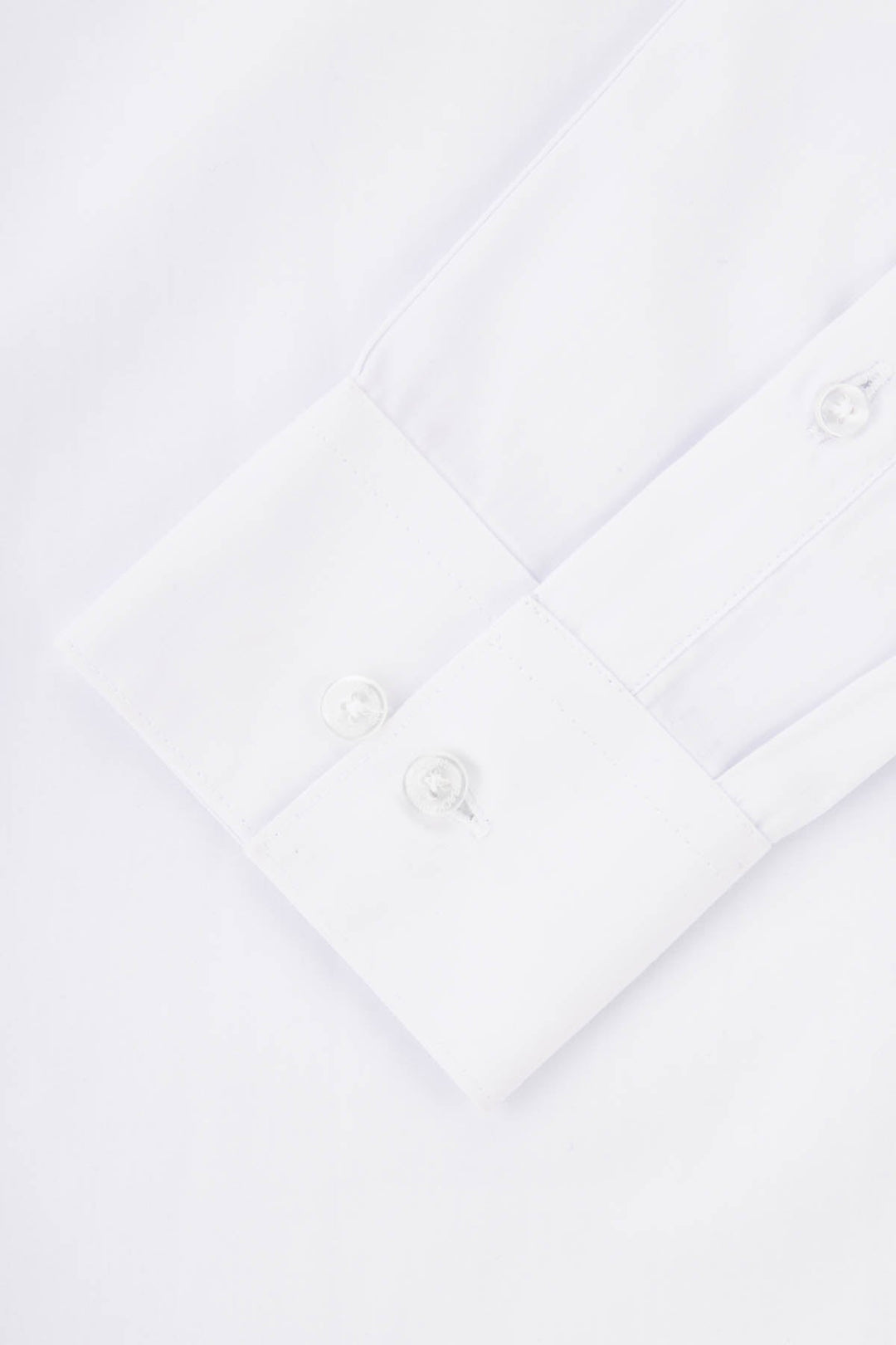 Solid White Dacron Classic Shirt - 3