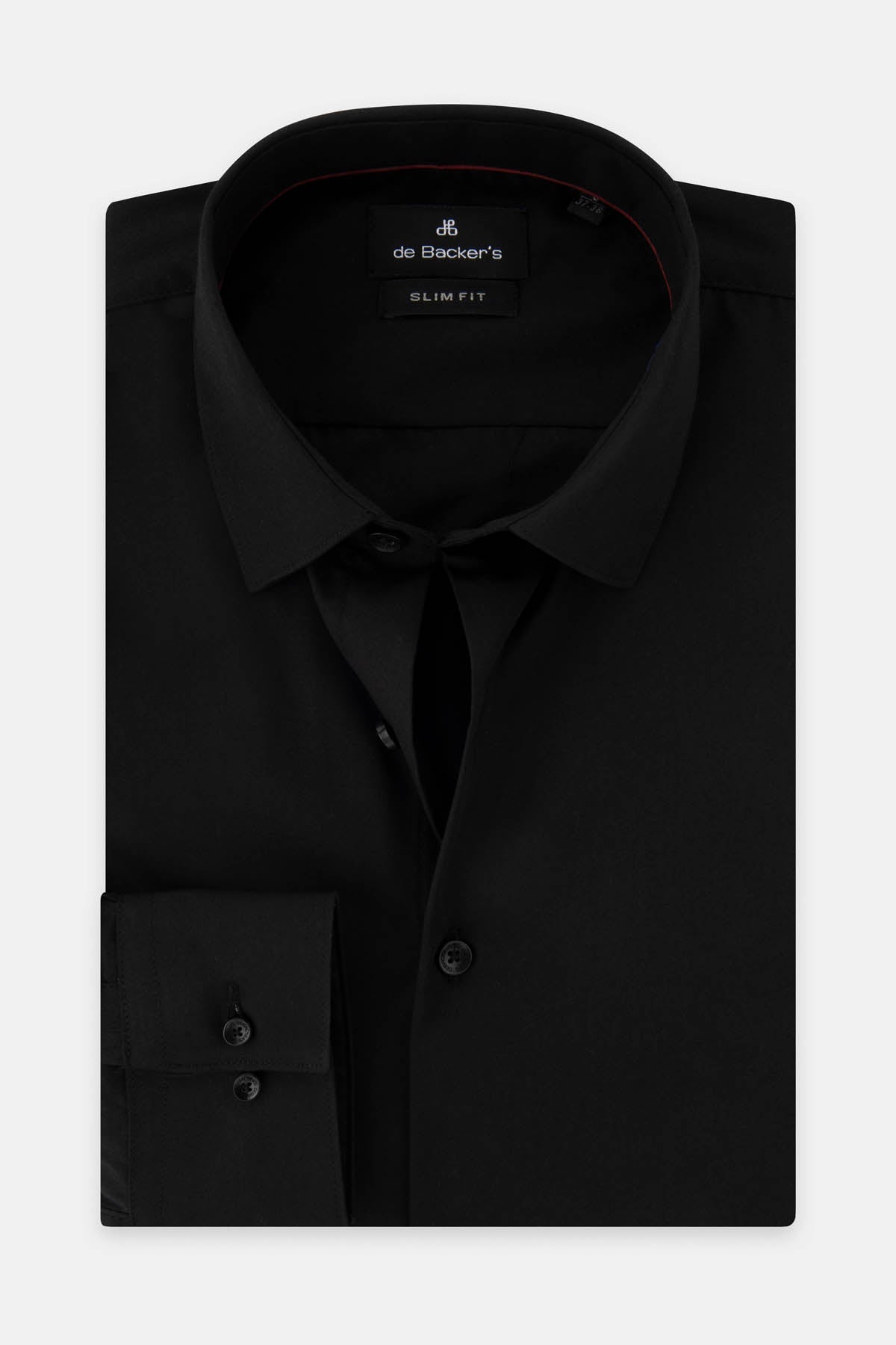 Solid Black Dacron Classic Shirt - 1