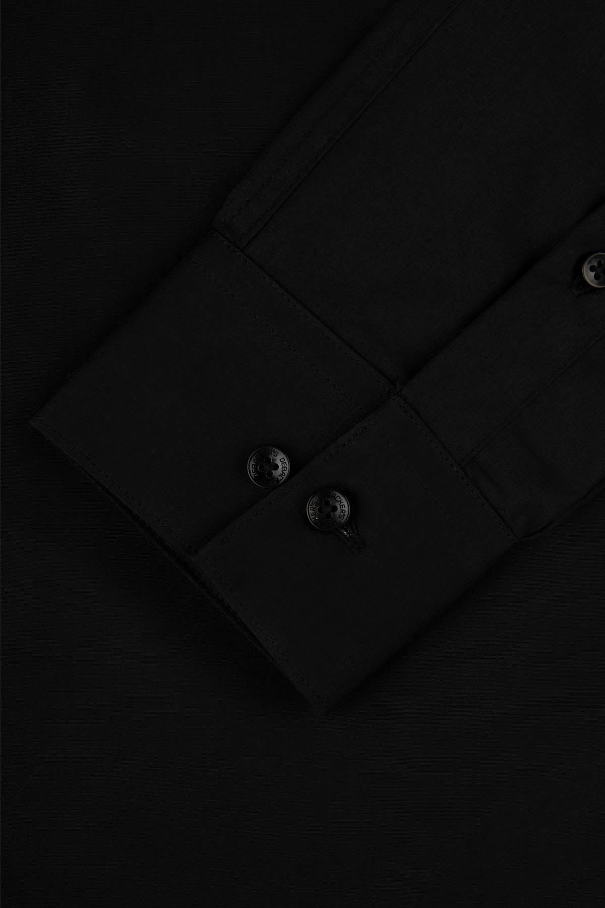 Solid Black Dacron Classic Shirt