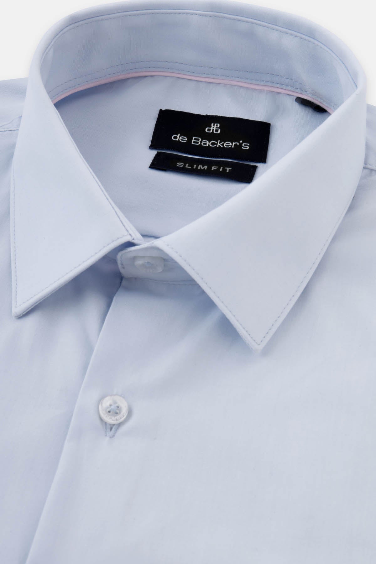 Solid Light-Blue Dacron Classic Shirt