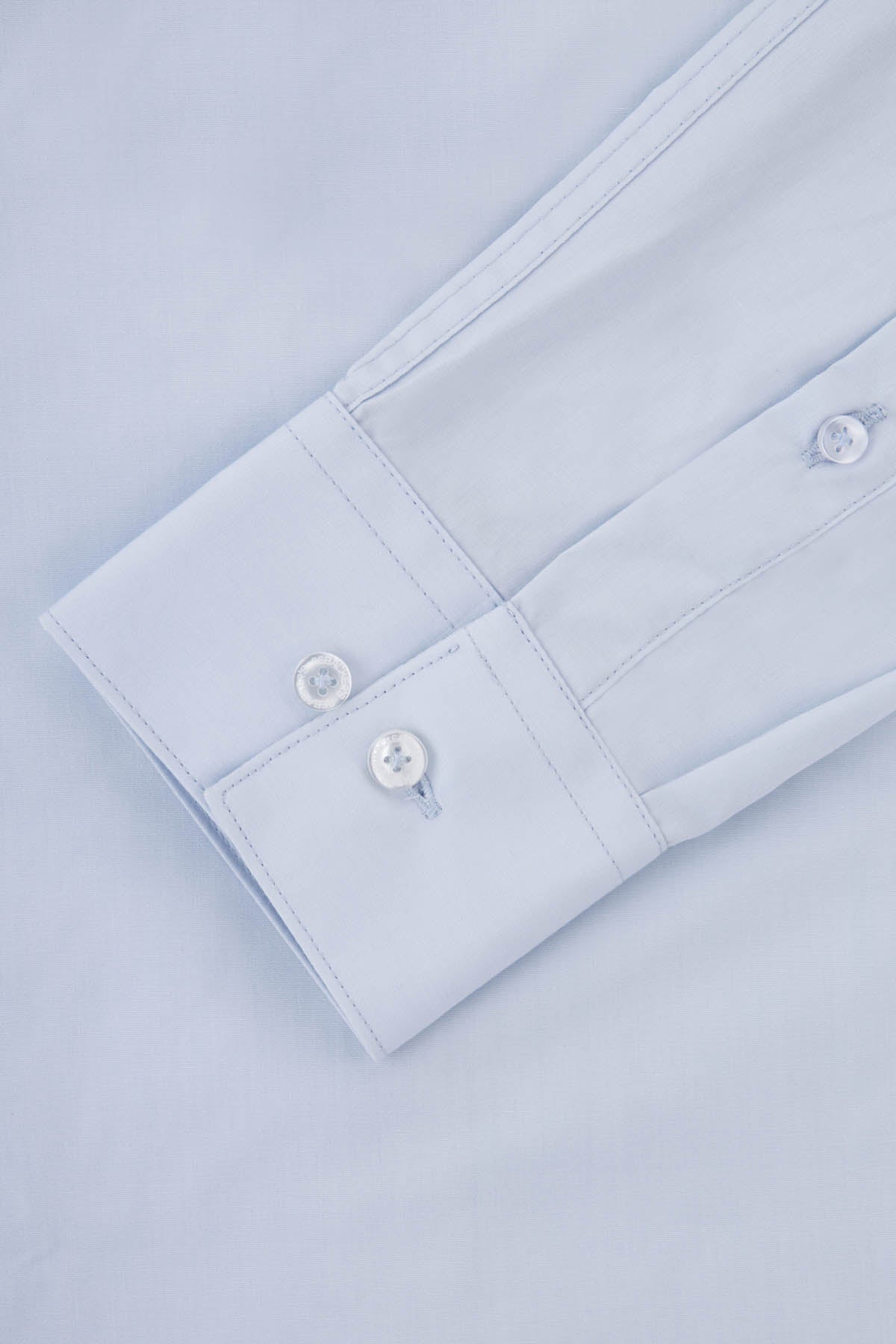 Solid Light-Blue Dacron Classic Shirt