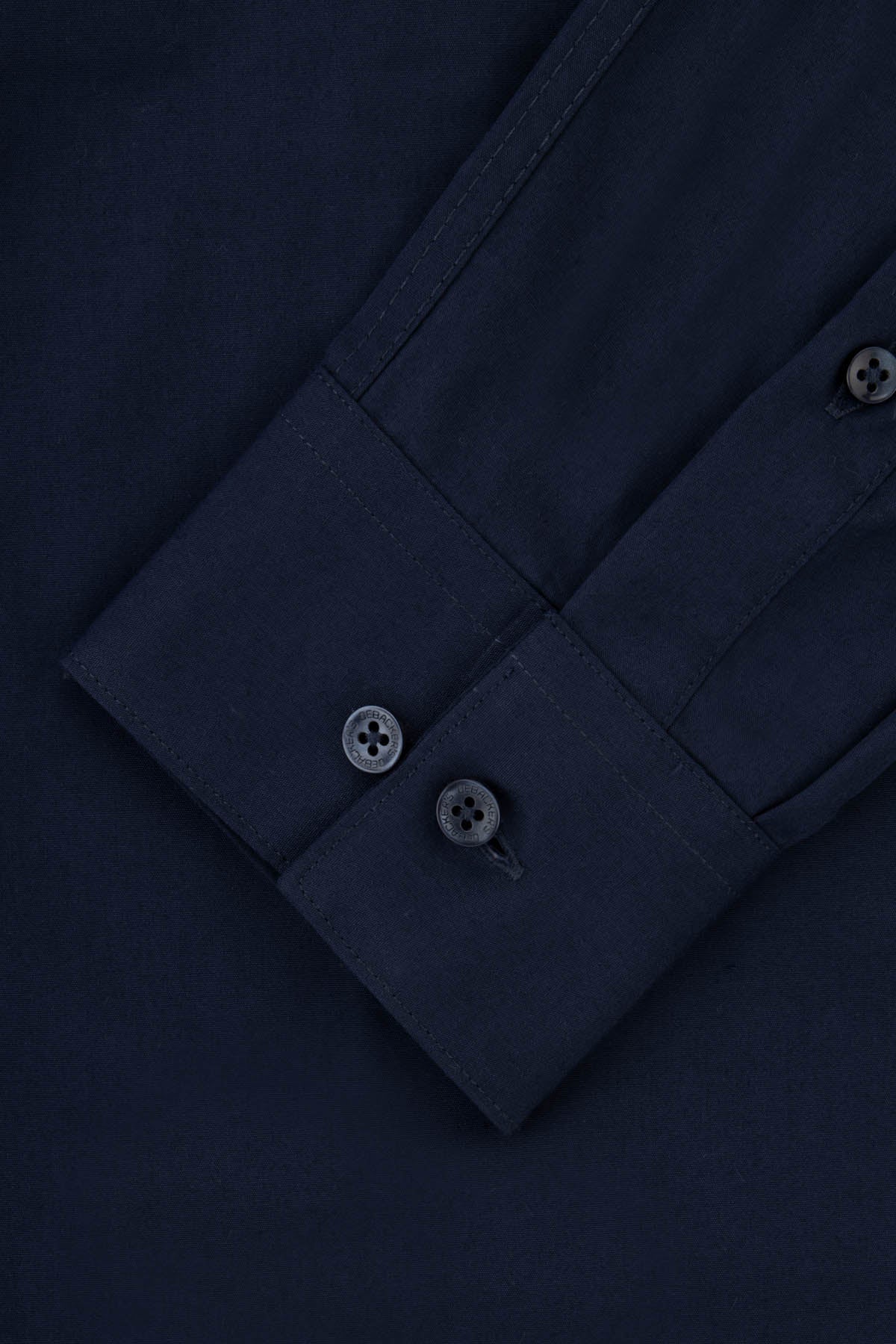 Solid Dark Navy Dacron Classic Shirt