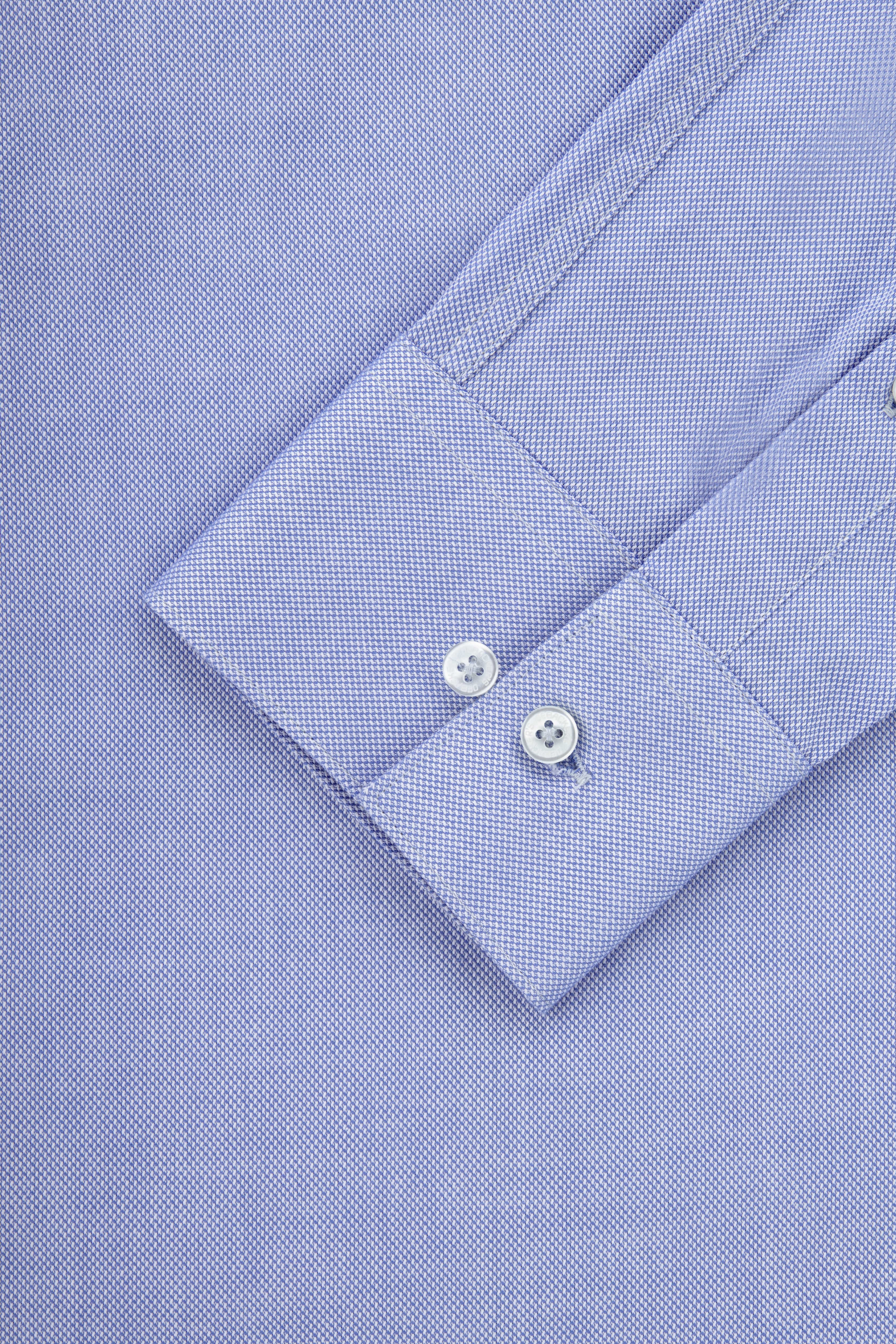 Jacquard Pique Light-Blue Classic Shirt