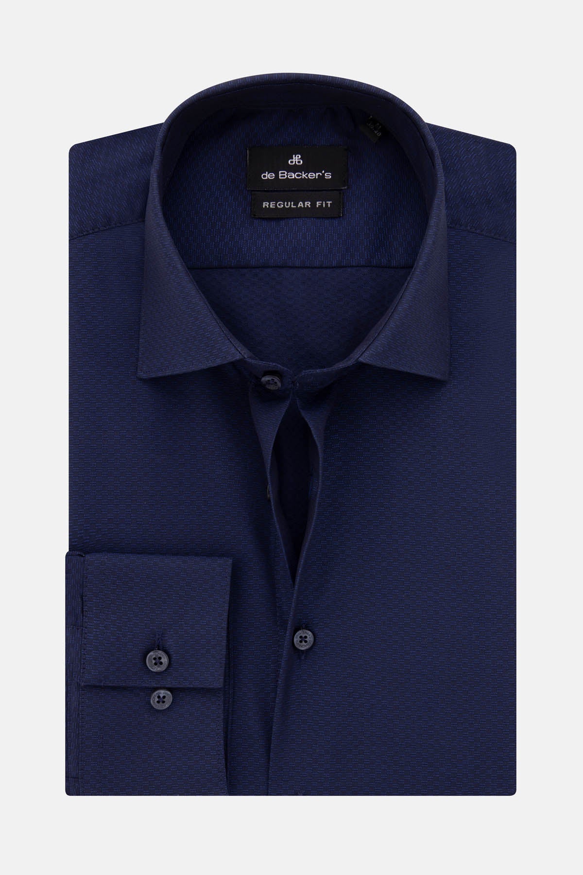 Jacquard Navy Classic Shirt