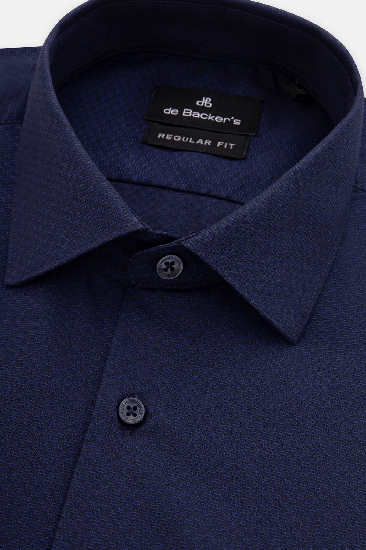 Jacquard Navy Classic Shirt