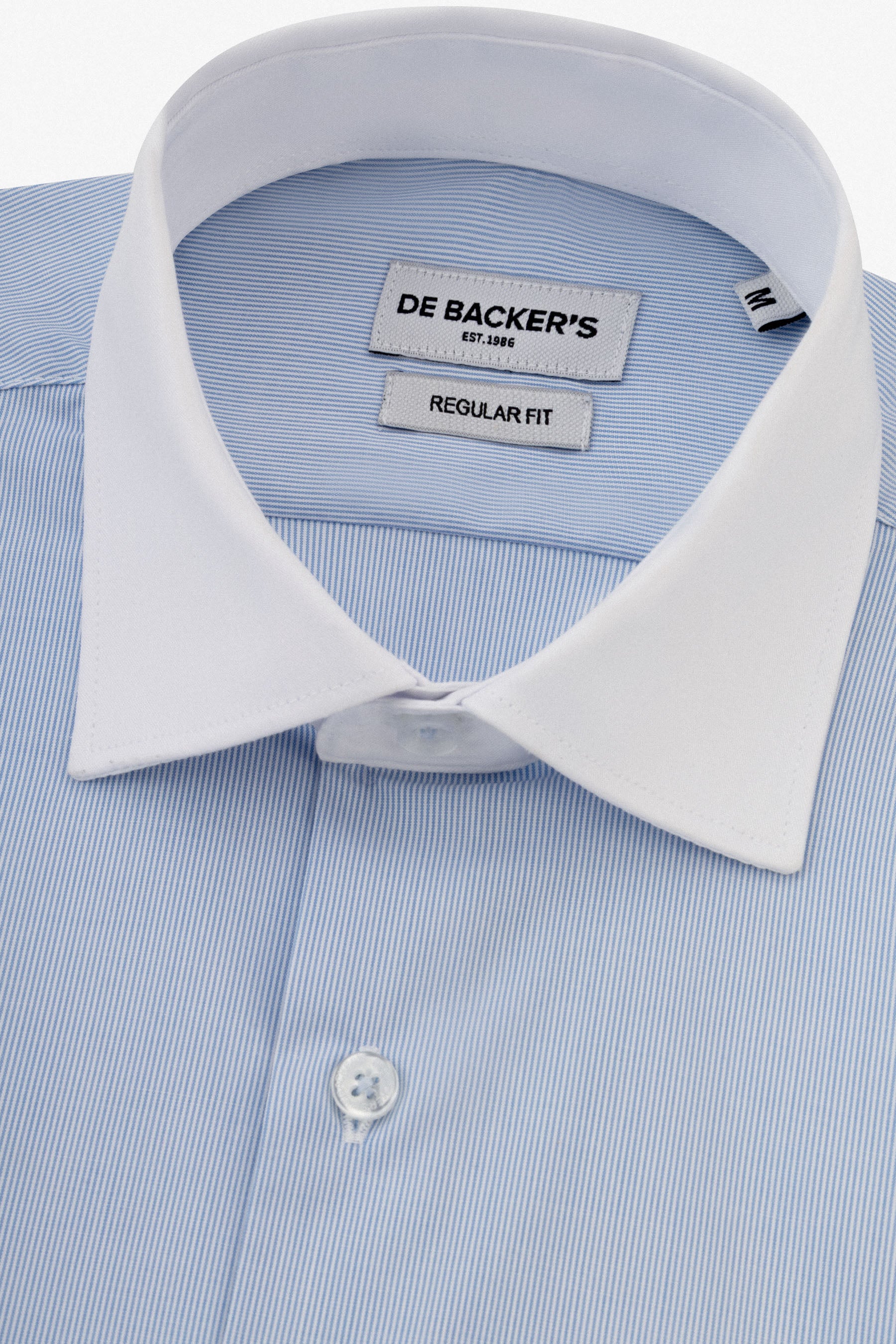 Striped Light Blue Bamboo Classic Shirt