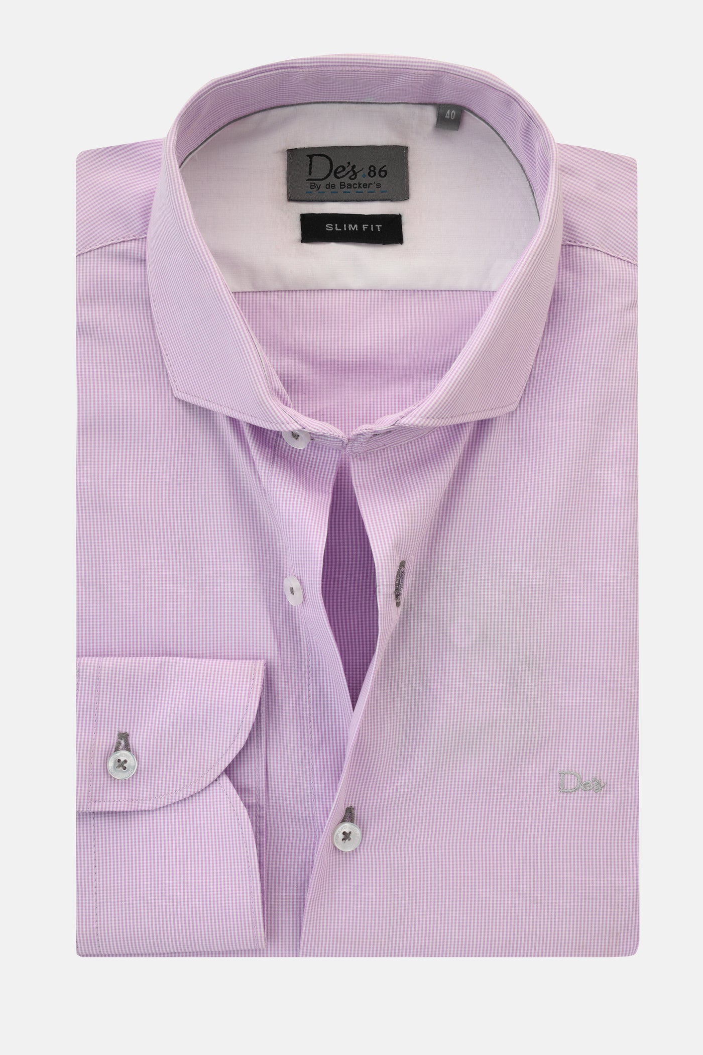 Patterned Lilac Classic Shirt