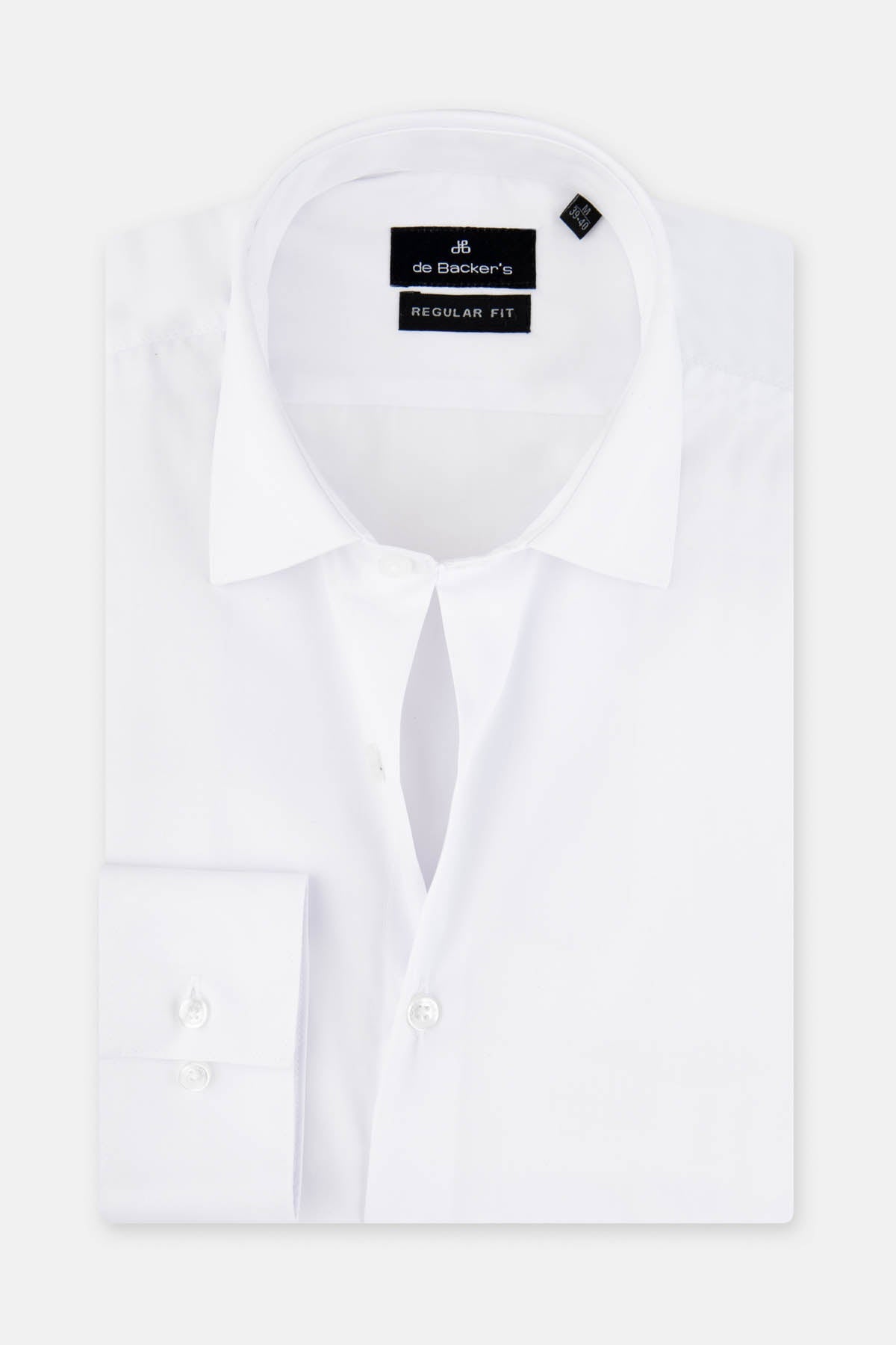 Solid White Dacron Classic Shirt