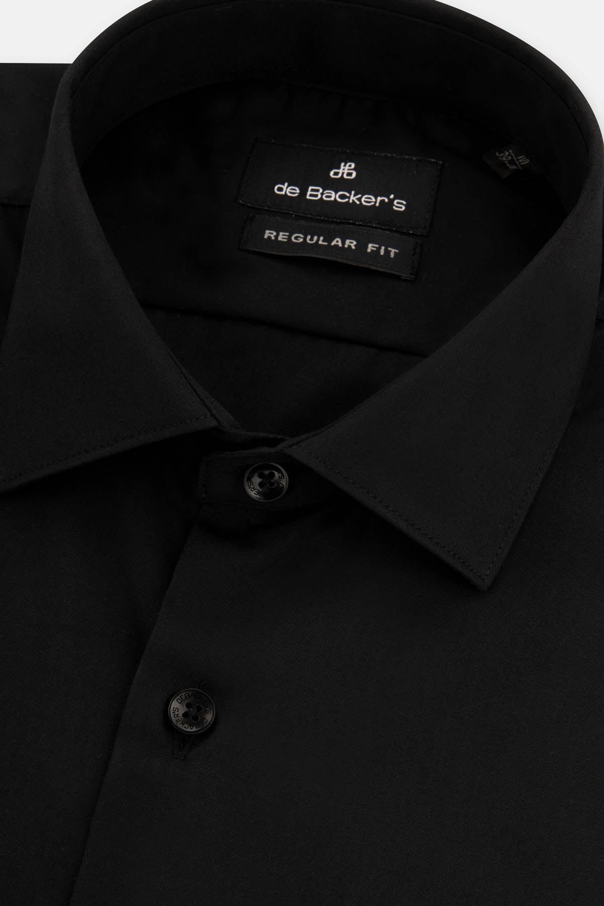 Solid Black Dacron Classic Shirt