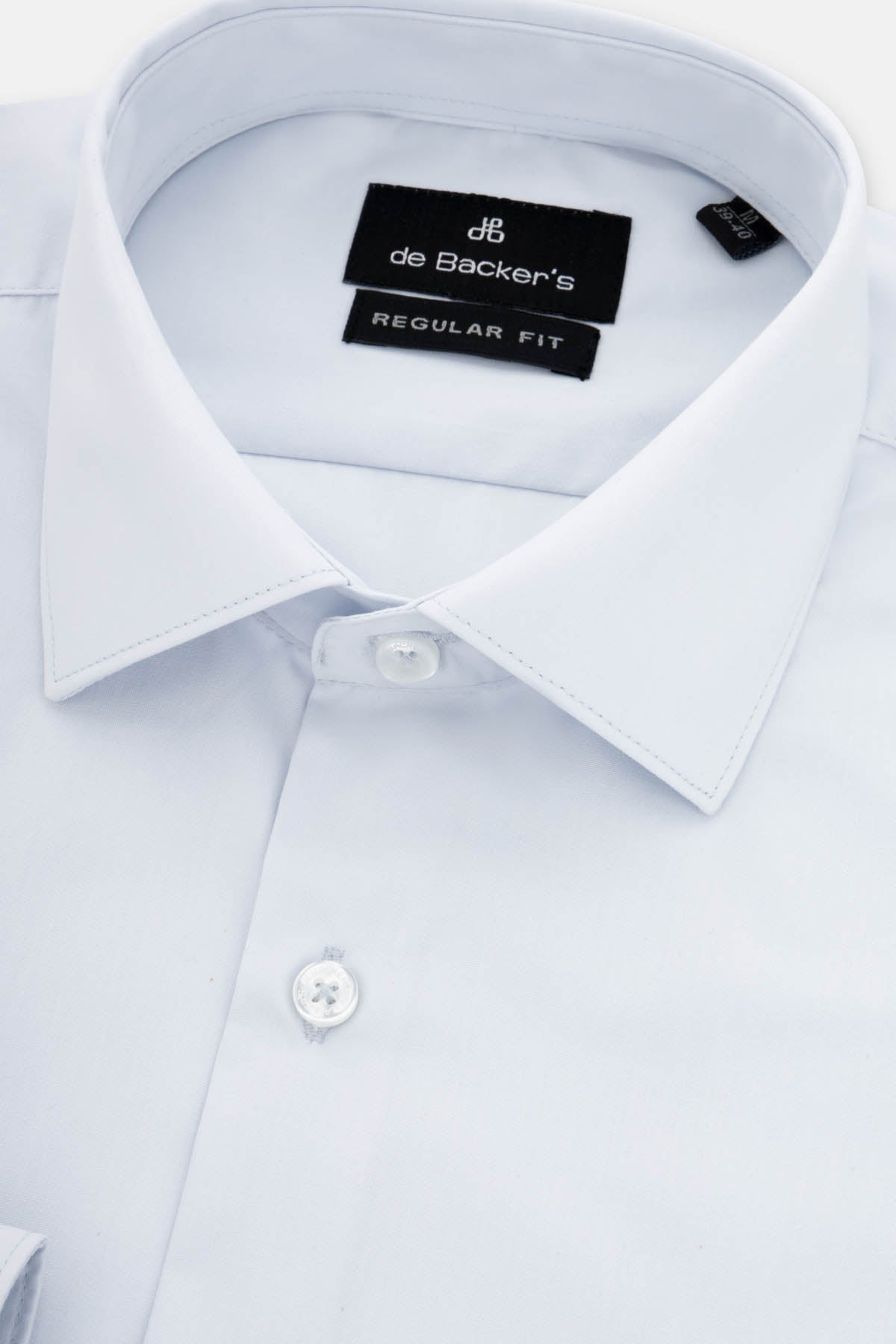 Solid Light-Blue Dacron Classic Shirt