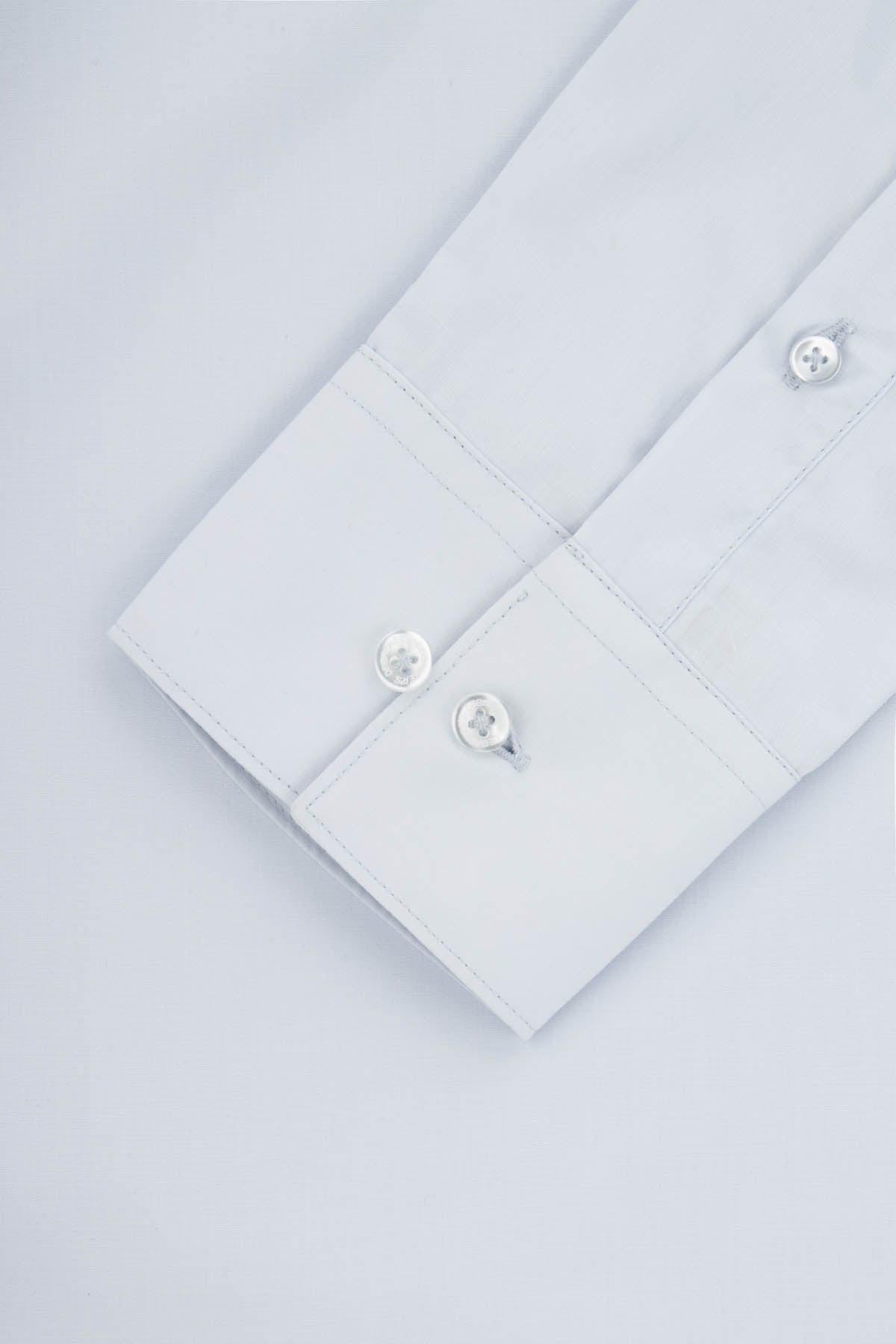 Solid Light-Blue Dacron Classic Shirt