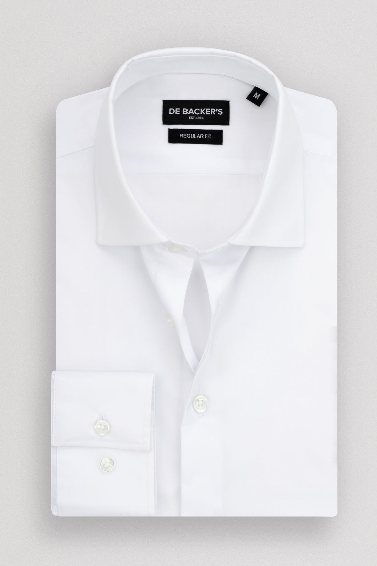 Solid White Dacron Classic Shirt - 1