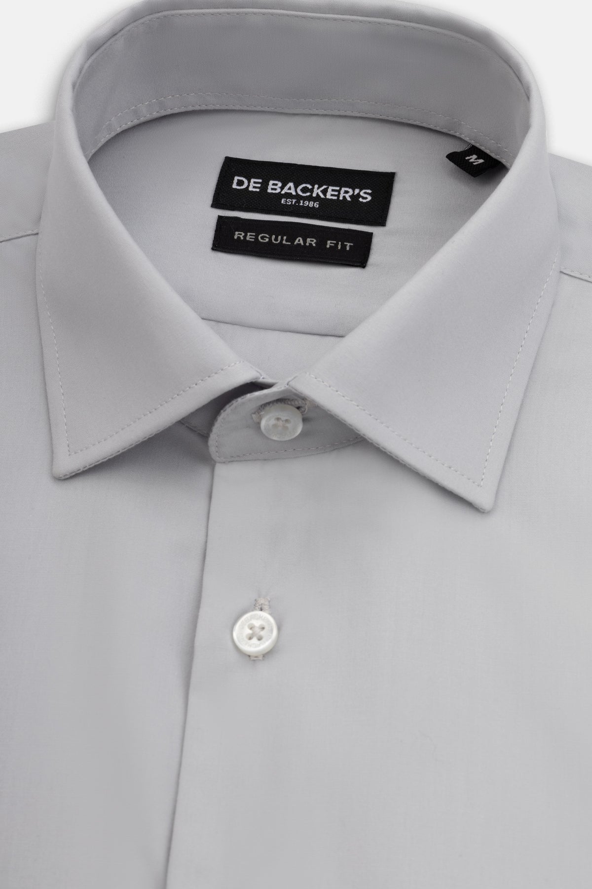 Solid Gray Dacron Classic Shirt - 2