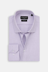 jacquard Thistle purple Smart Casual Shirt