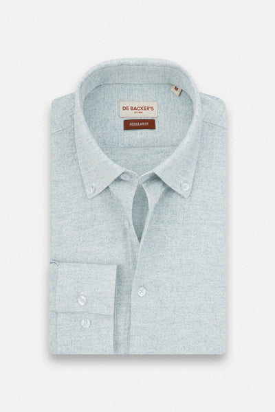 Ash Gray Linen Blend Casual Shirt