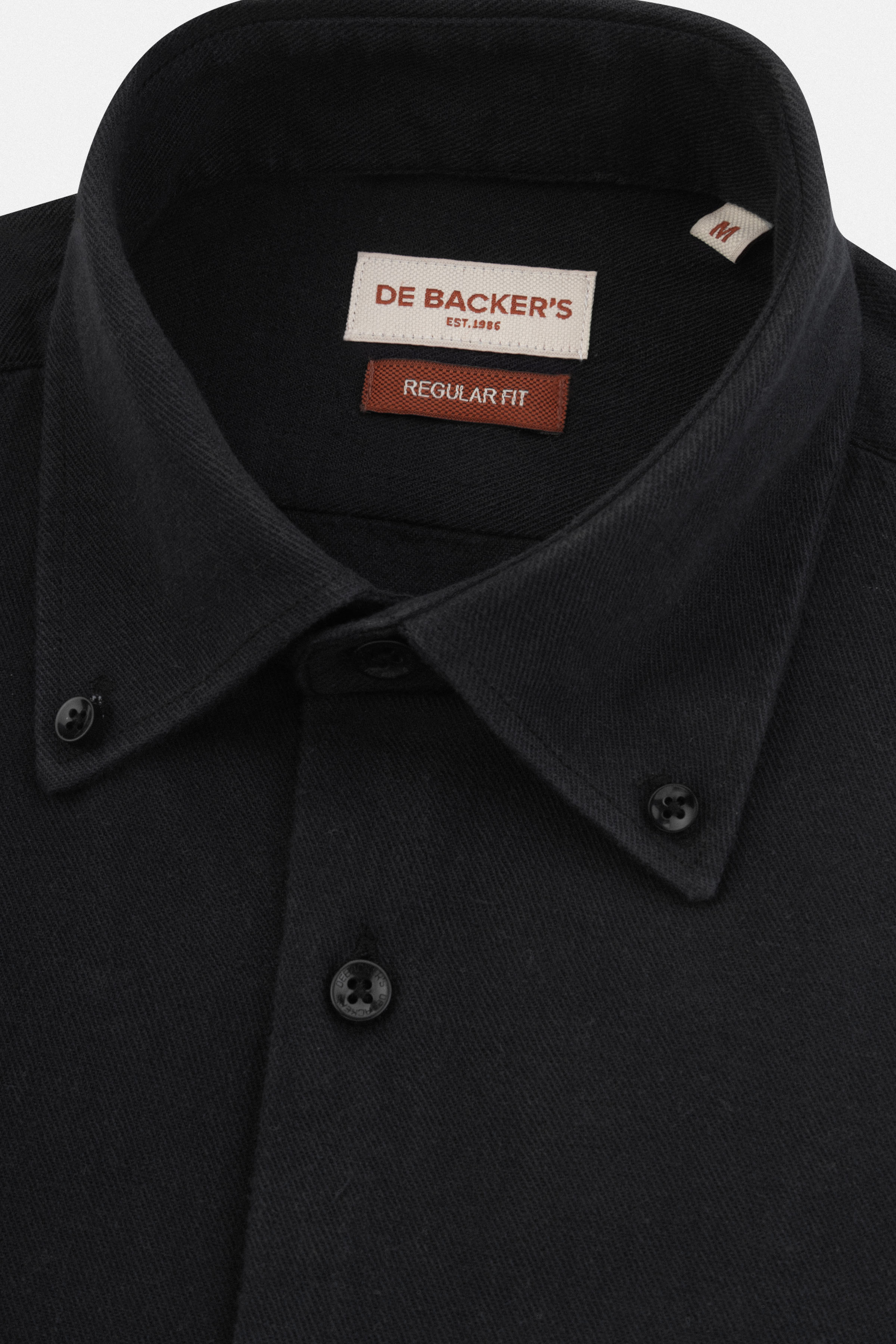 Jacquard Black Casual Shirt