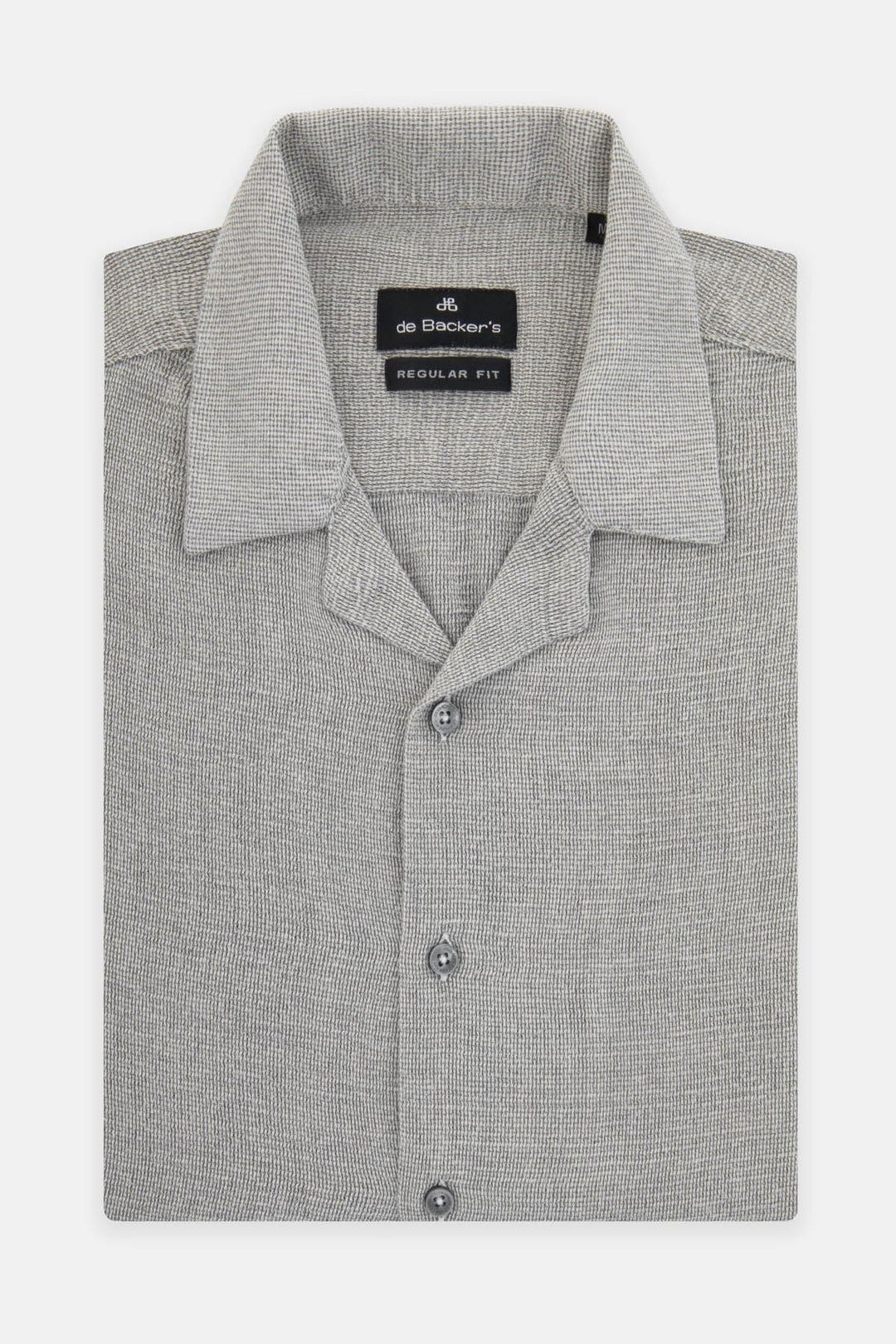 BouclÃ© Gray Casual Shirt - 1