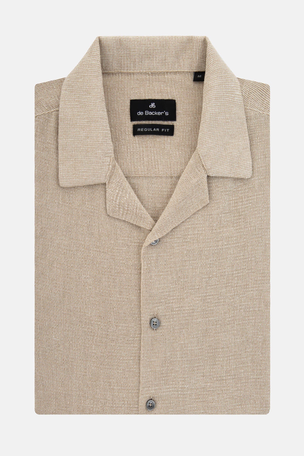 Bouclé Khaki Casual Shirt