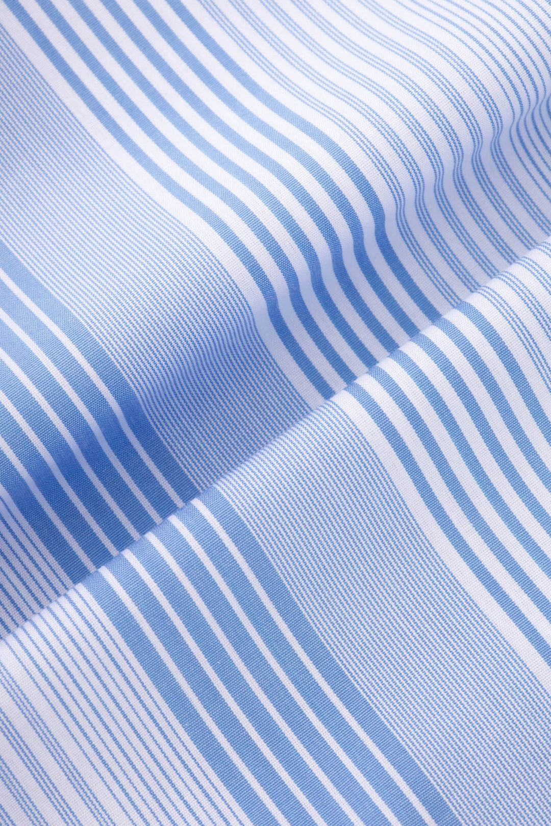 Striped Light Blue Casual Shirt - 4