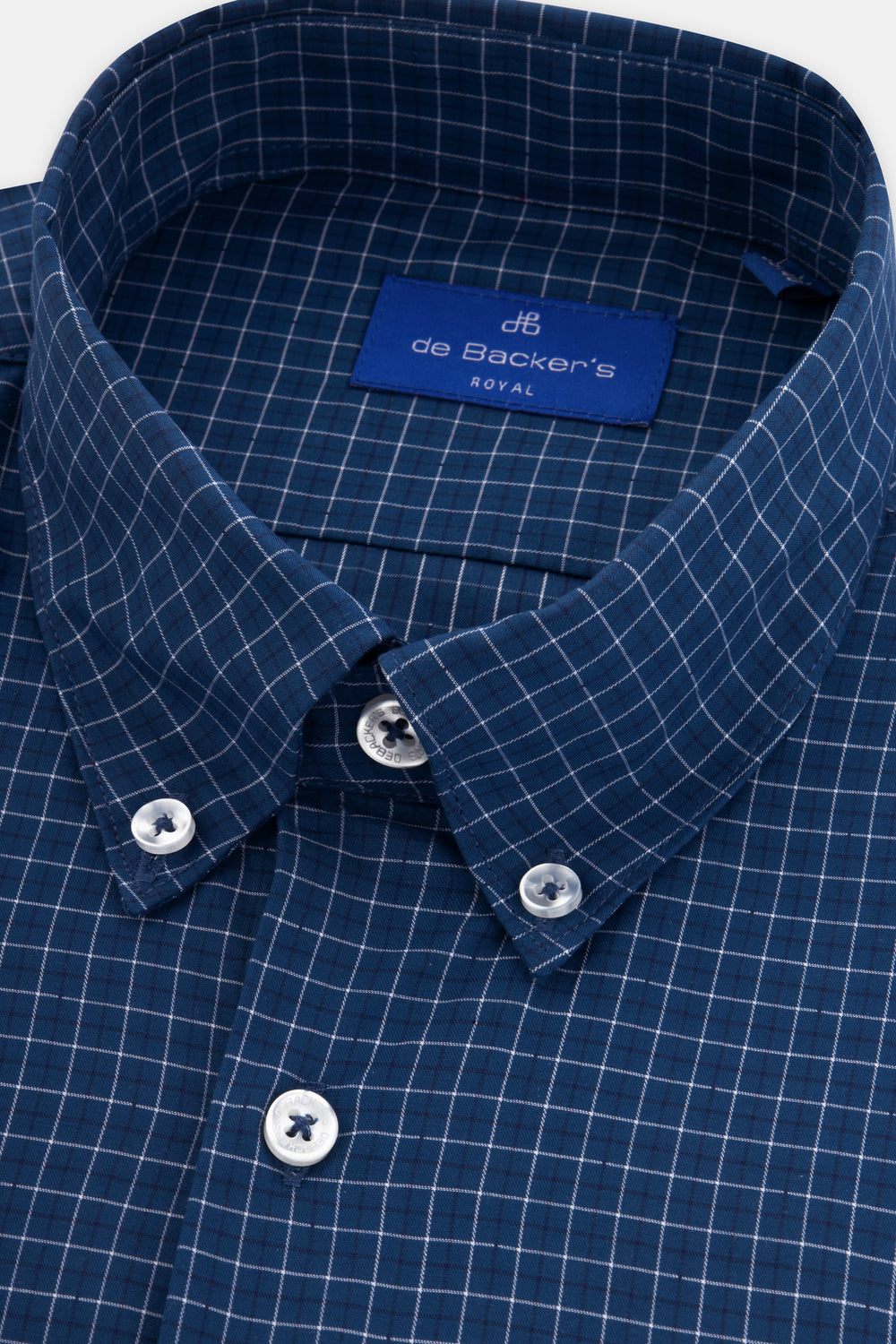 Checked Berkeley Blue & White Casual Shirt - 2