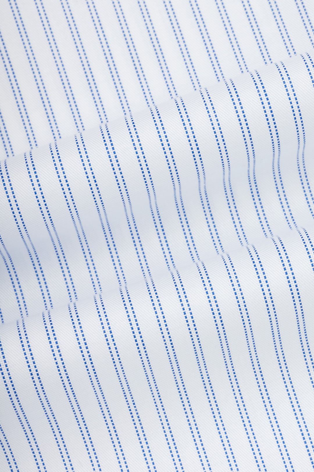 Striped Light Blue Smart Casual Shirt - 4