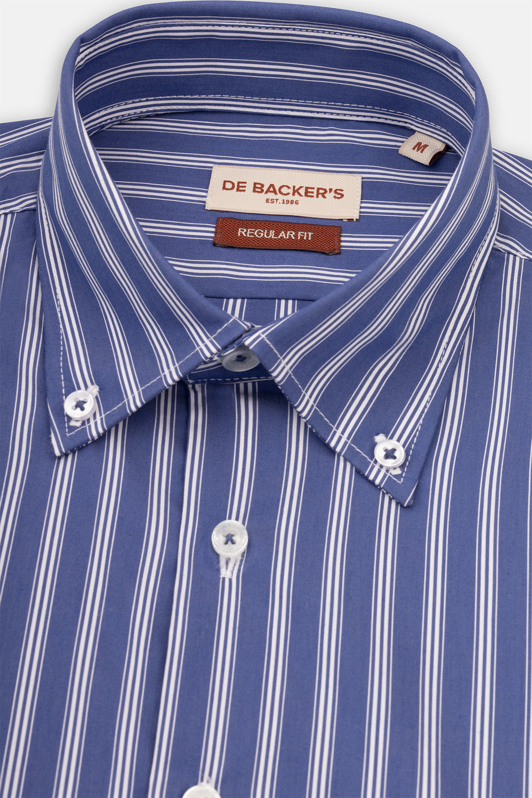 Striped Navy Smart Casual Shirt - 2