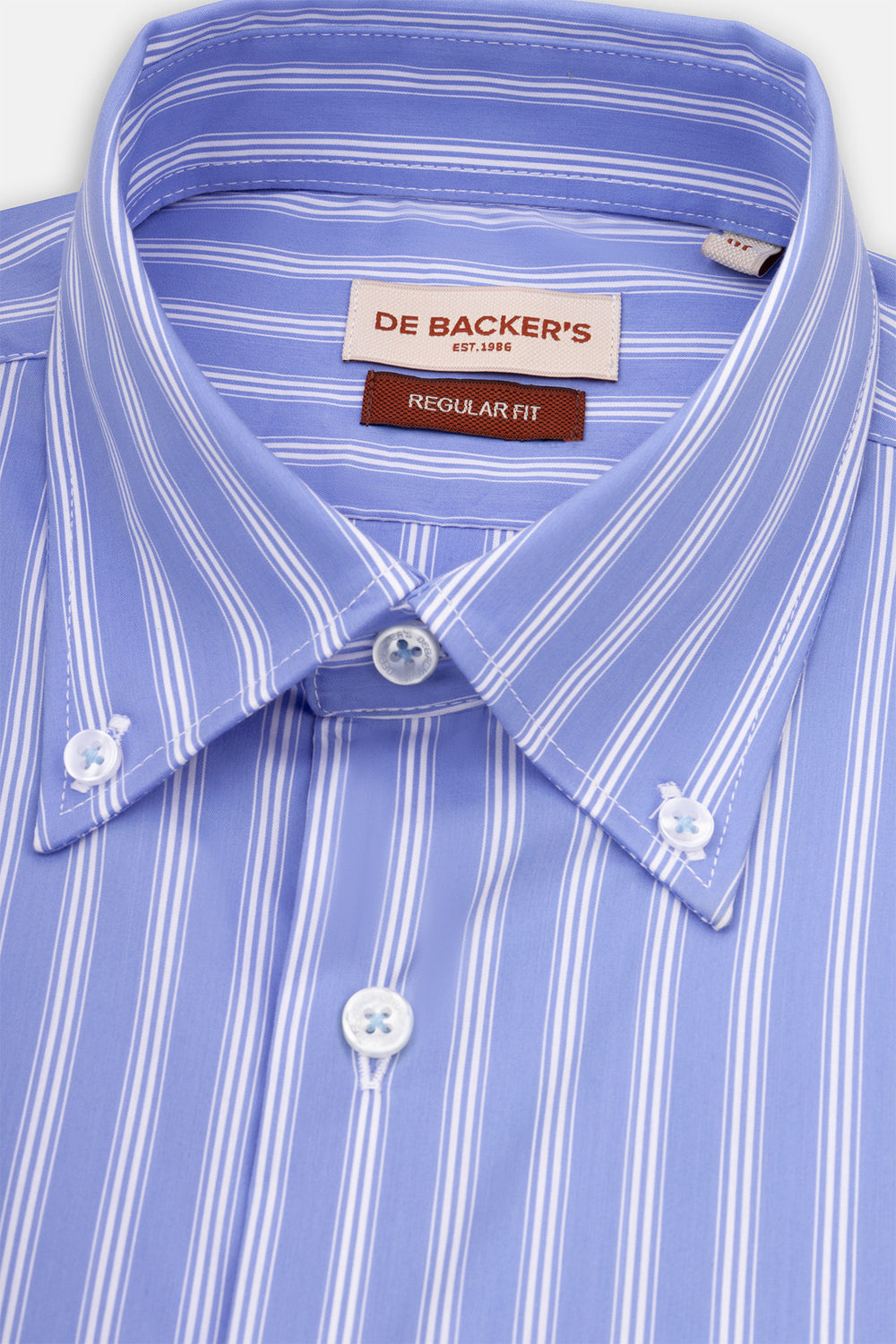 Striped Blue Smart Casual Shirt - 2