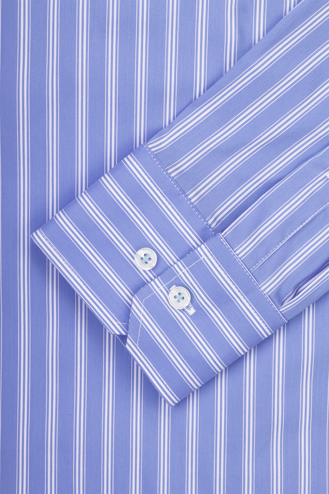 Striped Blue Smart Casual Shirt - 3