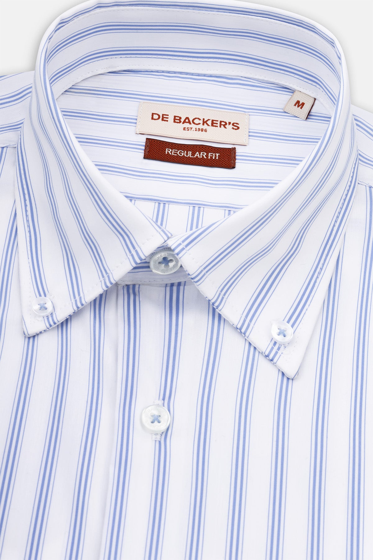 Striped Light Blue Smart Casual Shirt