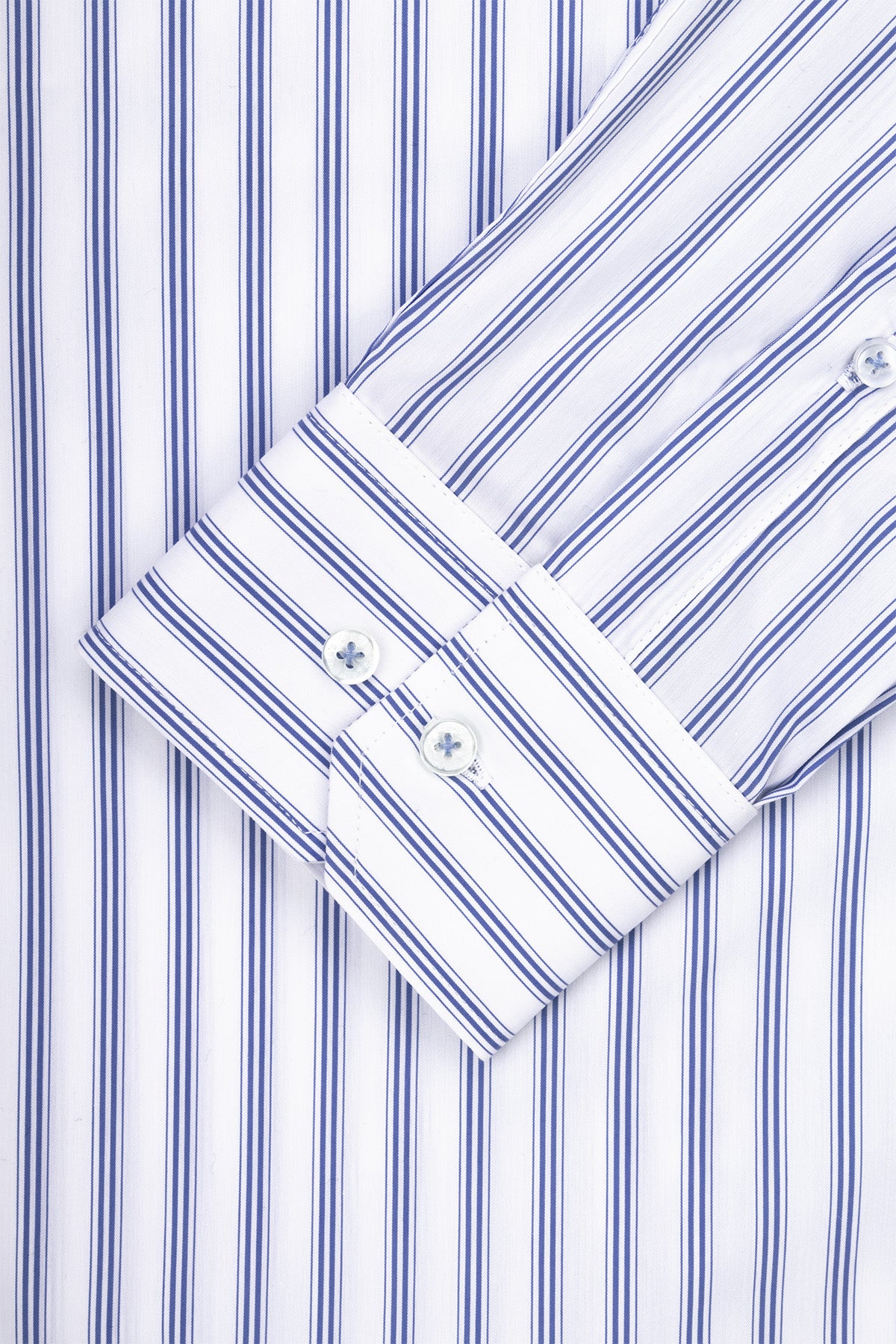 Striped Blue Smart Casual Shirt