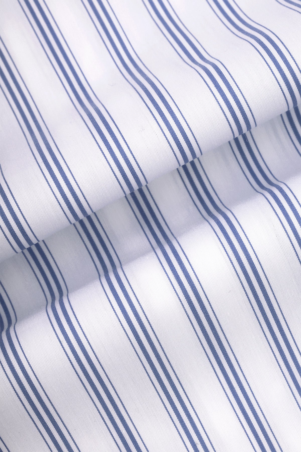 Striped Blue Smart Casual Shirt