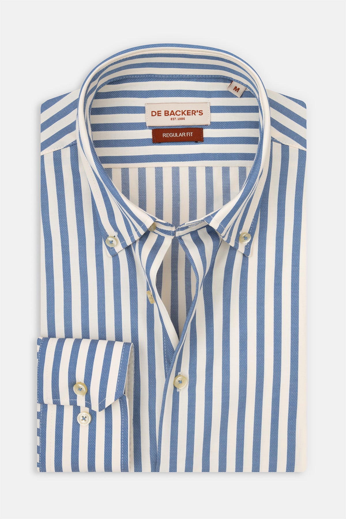 Striped Blue Smart Casual Shirt