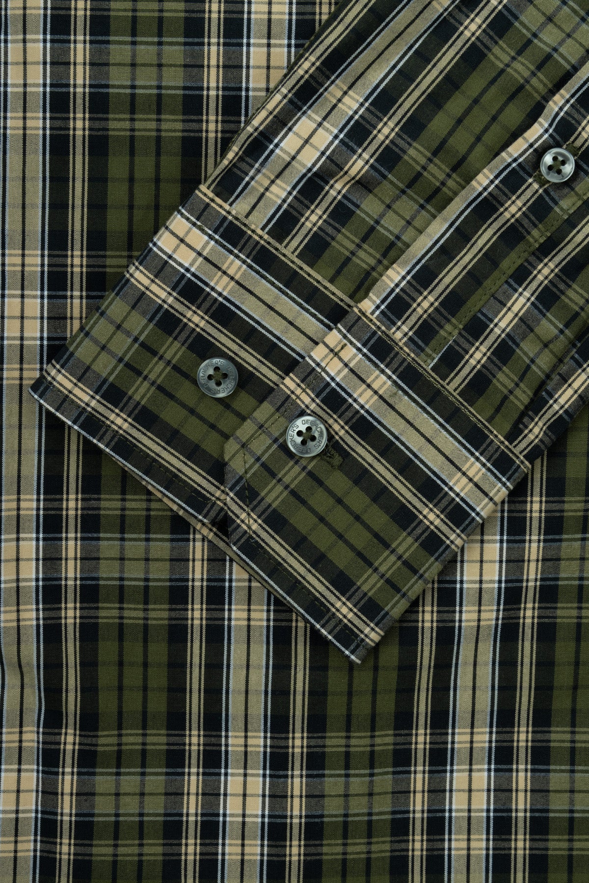 Checked Dark Green Smart Casual Shirt