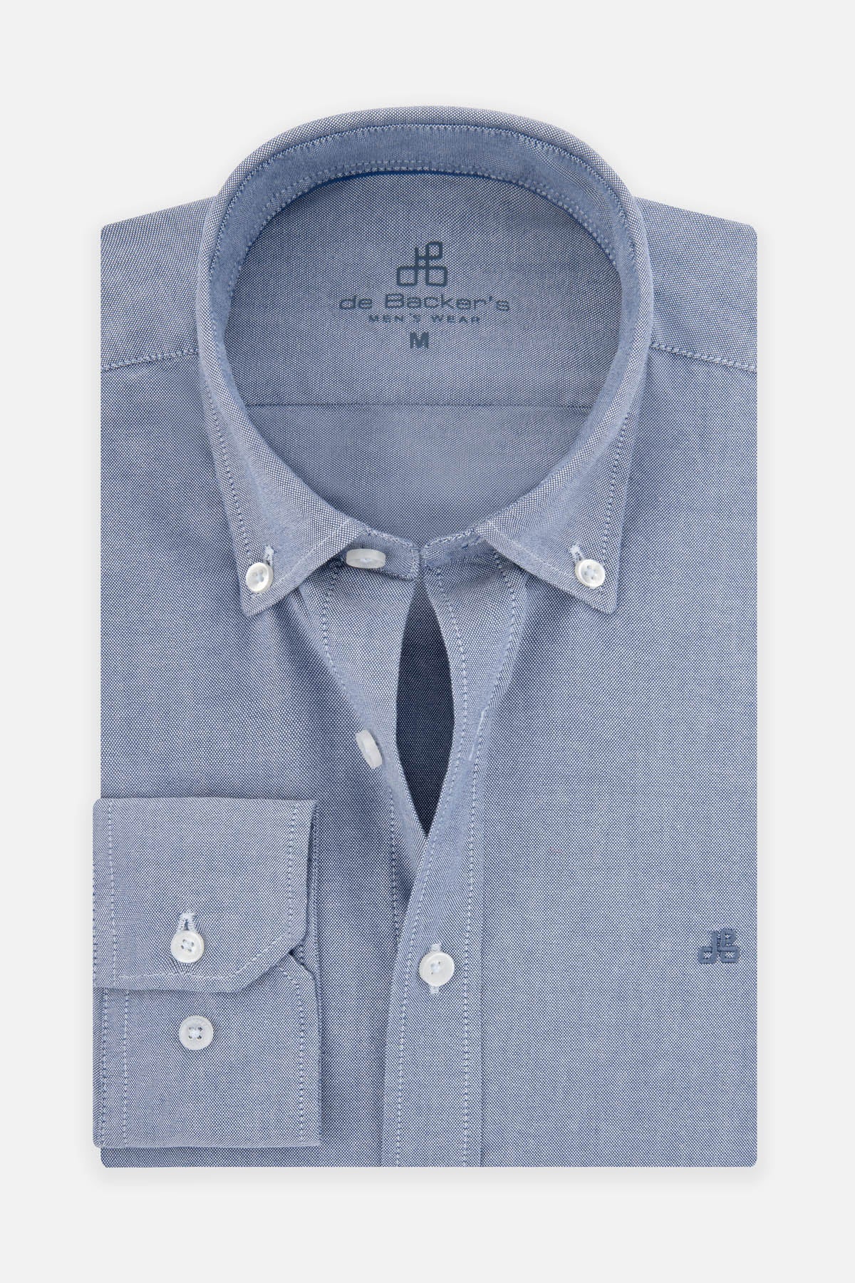 Oxford Cool Gray Casual Shirt - 1