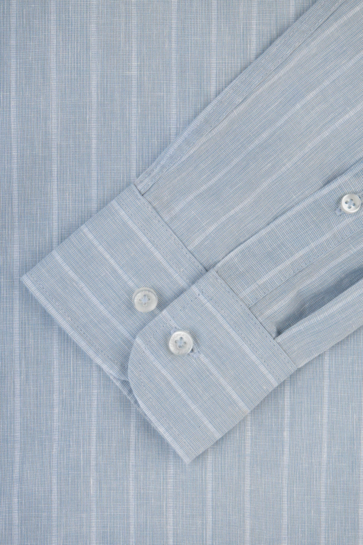 Striped Linen Gray & Light Blue Casual Shirt