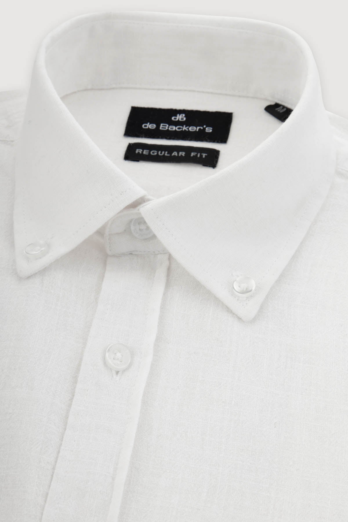 Solid Linen Off-White Casual Shirt