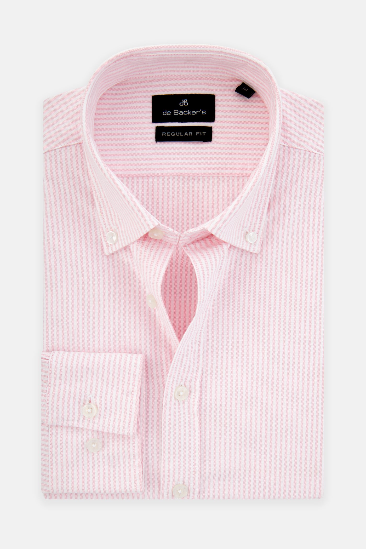 Striped Linen Look Lavender Blush Rose Casual Shirt