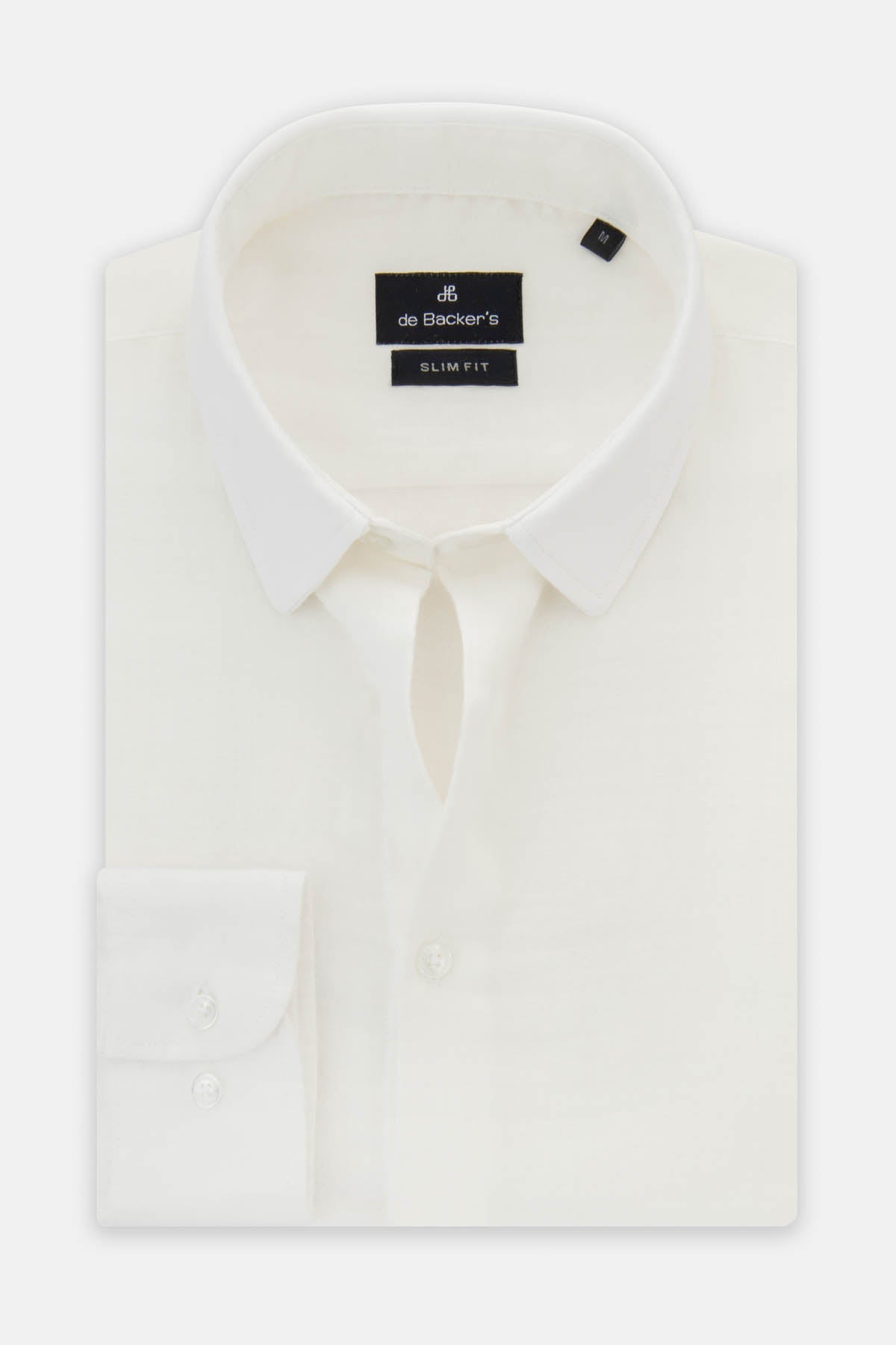 Birdseye Off-White Casual Shirt - 1