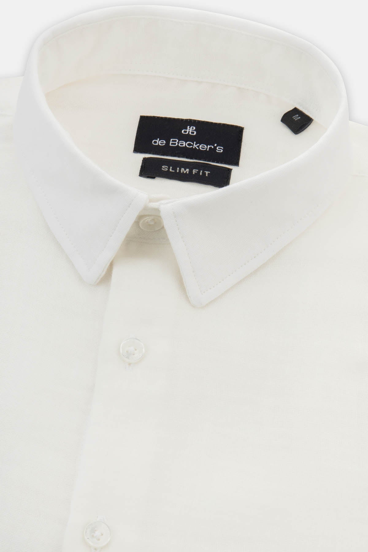 Birdseye Off-White Casual Shirt - 2
