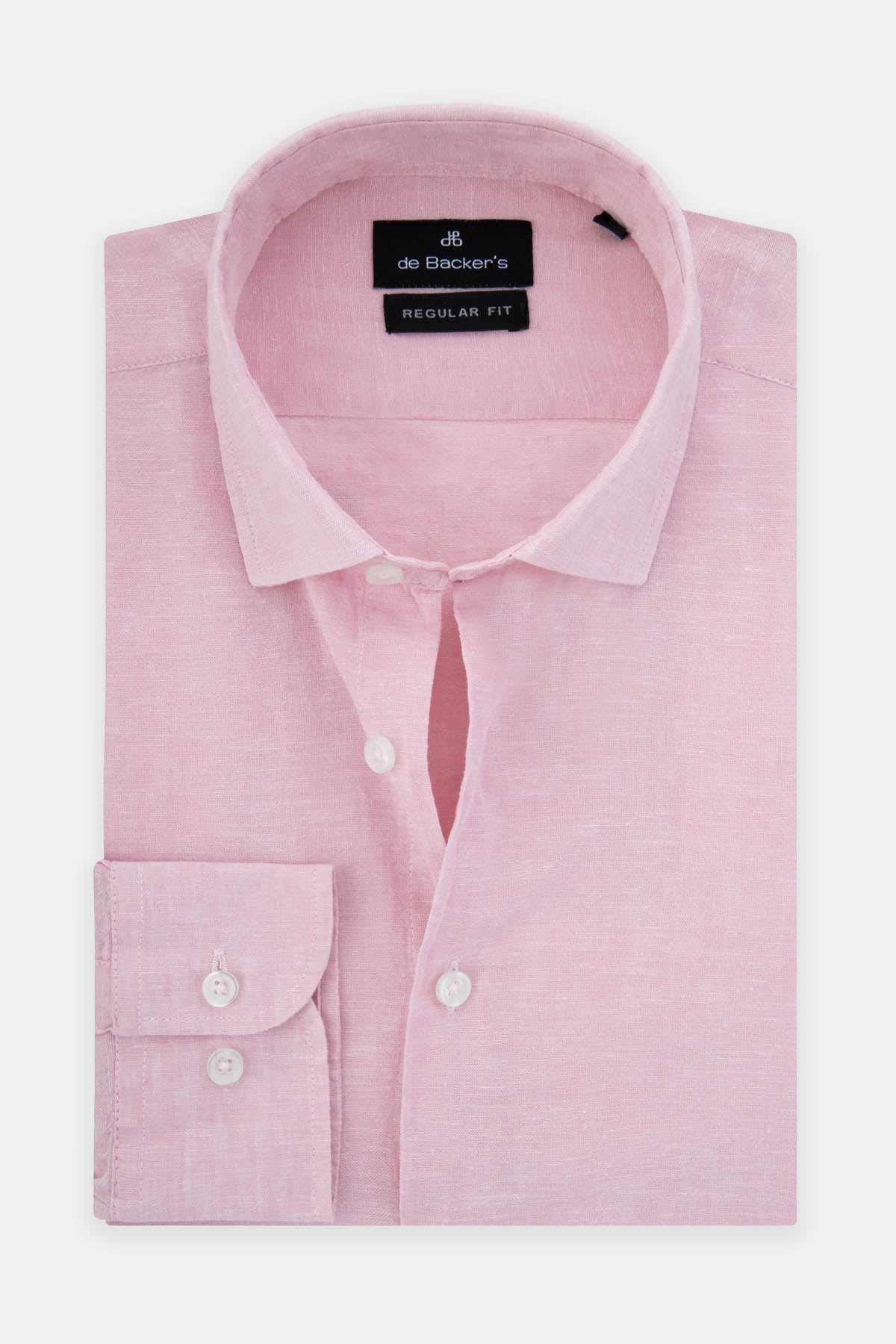 Solid Linen Thistle Rose Casual Shirt