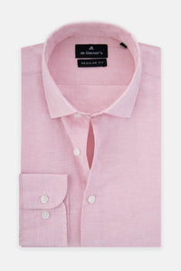 Solid Linen Thistle Rose Casual Shirt - 1