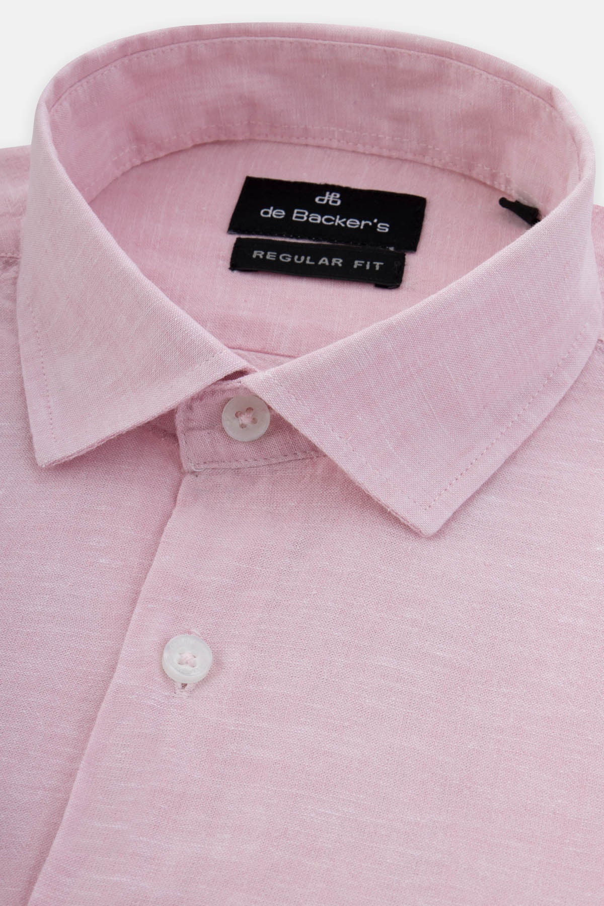 Solid Linen Thistle Rose Casual Shirt