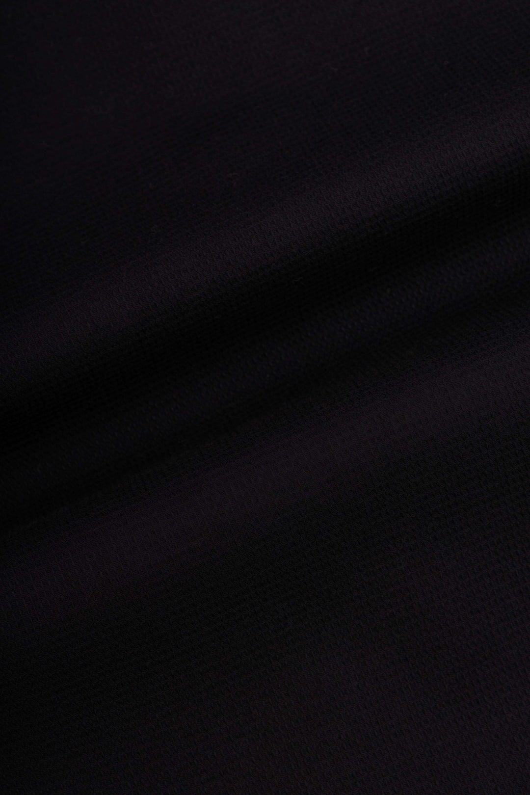 Solid Black Dacron Classic Shirt - 4