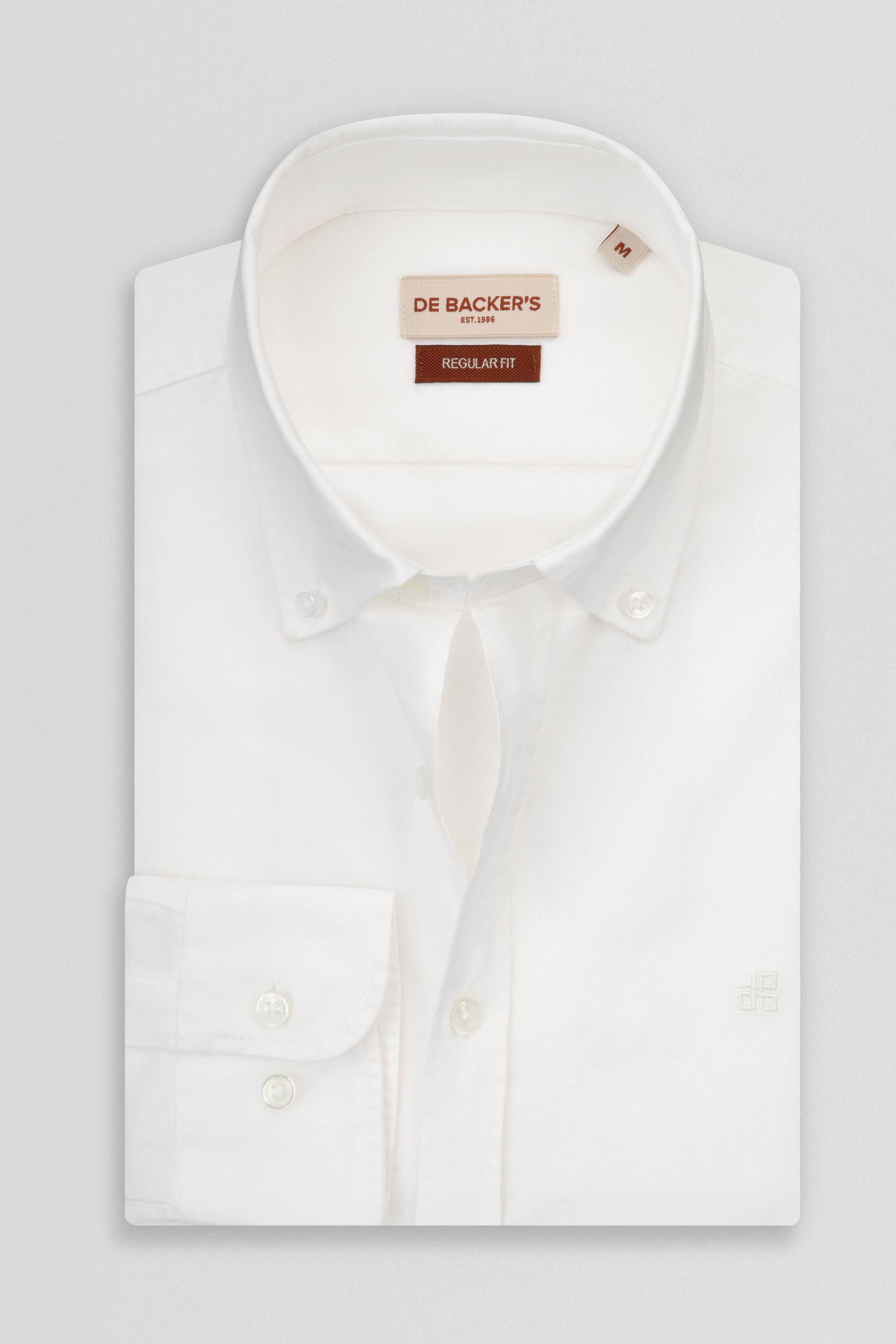 Oxford White Smart Casual Shirt - 1