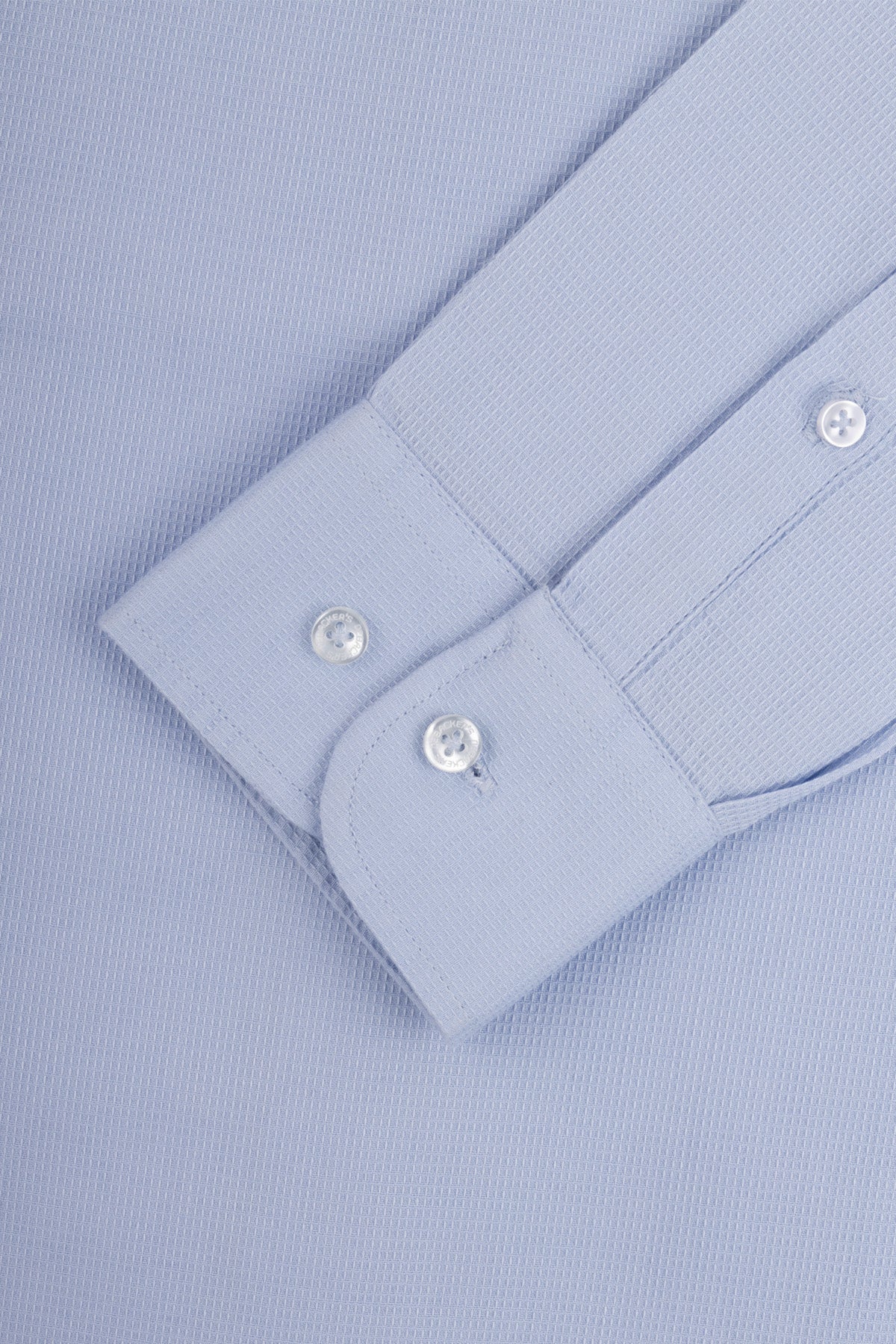 Jacquard Light Blue Casual Shirt