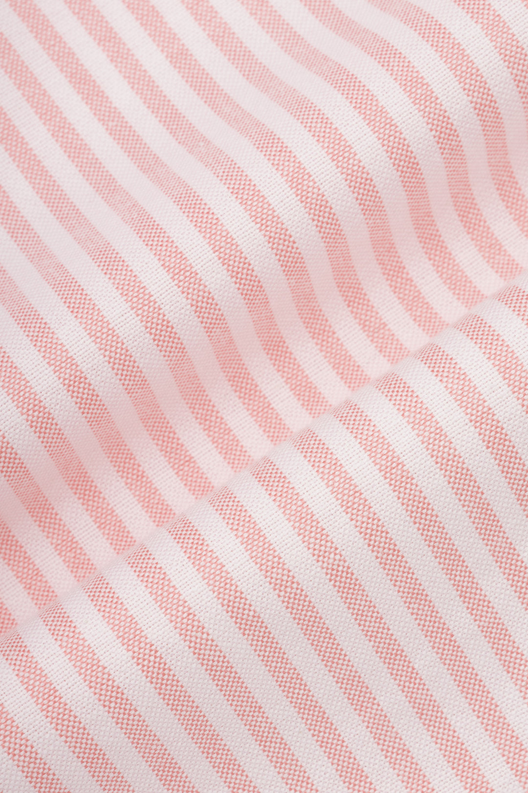 Striped Oxford Light Orange Casual Shirt with Pocket - 5