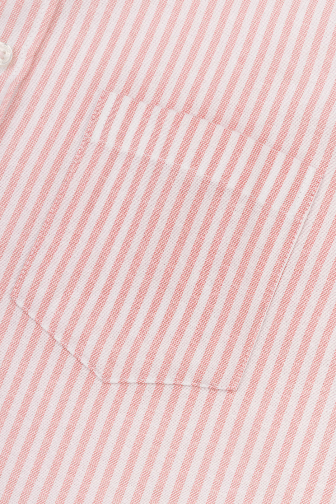 Striped Oxford Light Orange Casual Shirt with Pocket - 3