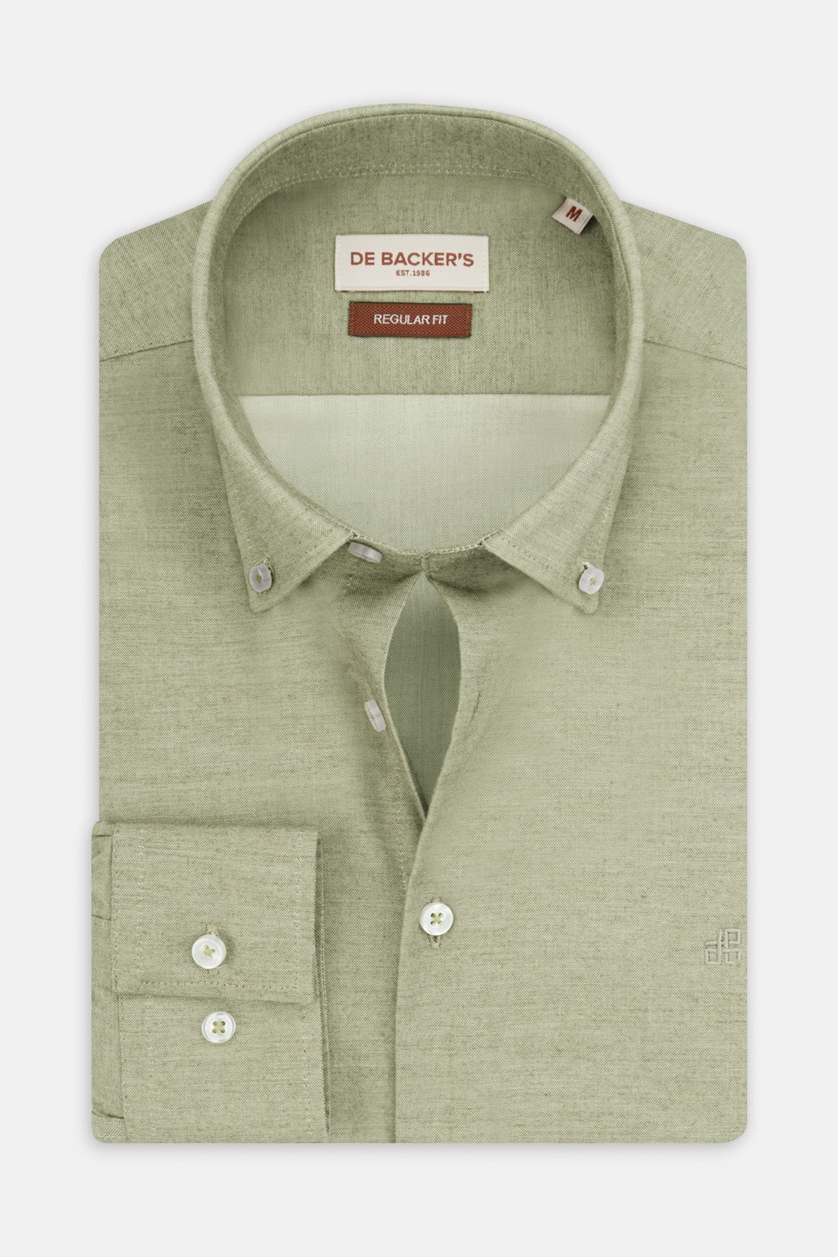 Solid Oxford Sage Green Casual Shirt