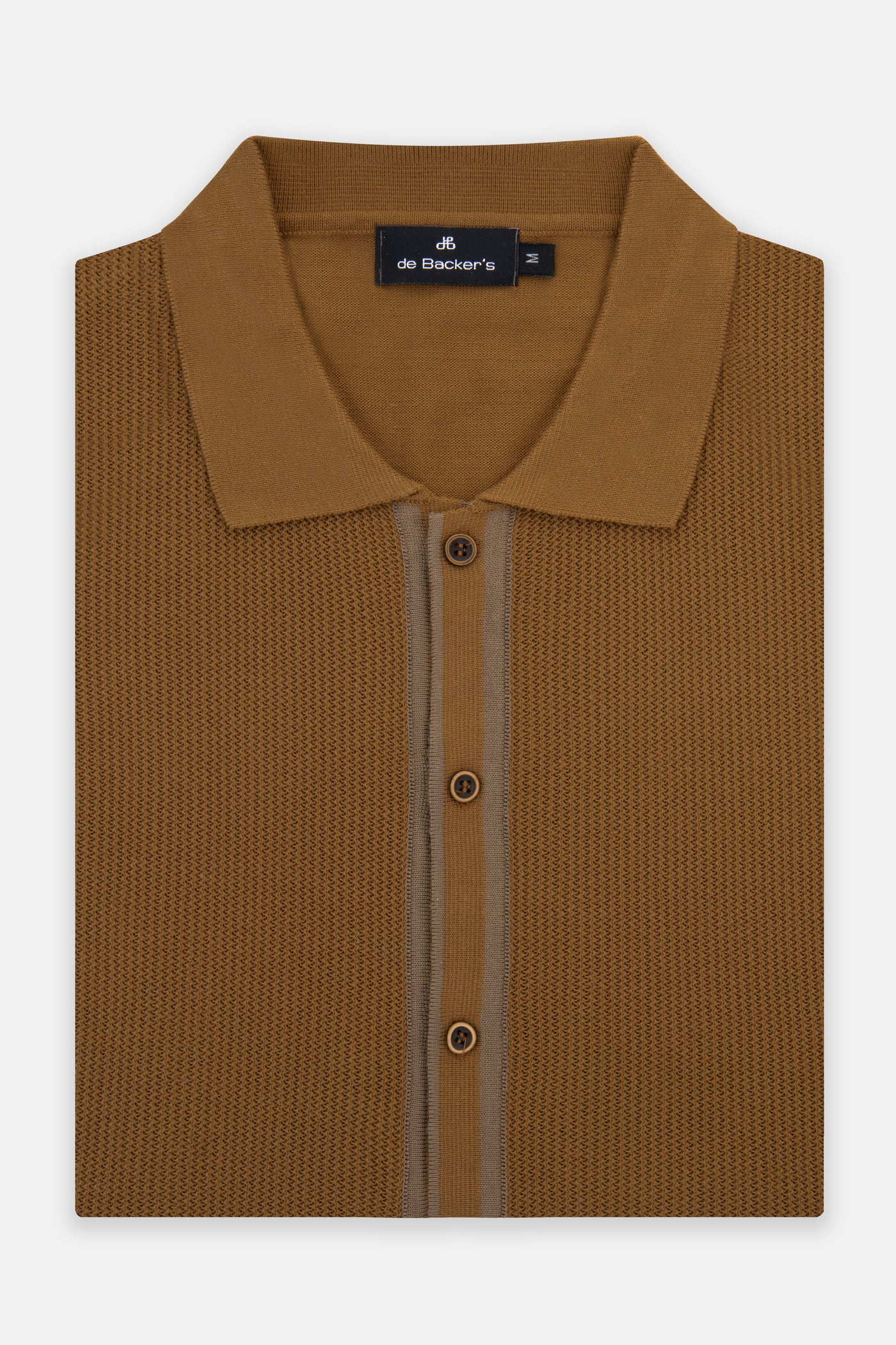 Jacquard Knitted Coyote Hazel polo