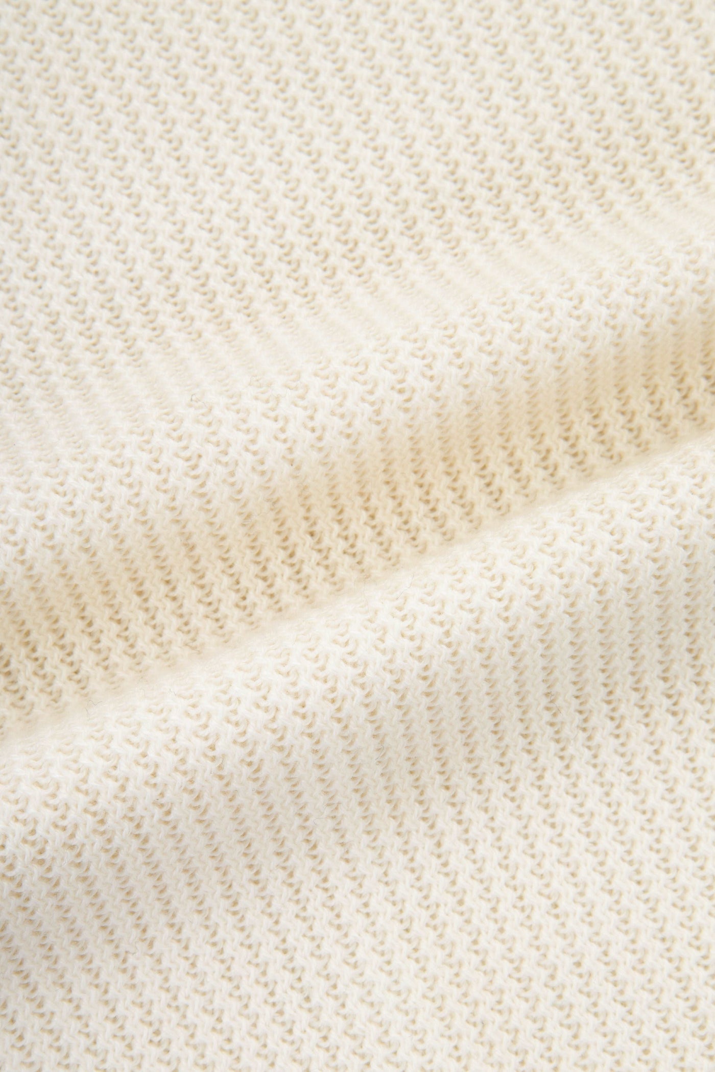 Jacquard Knitted Off-White polo